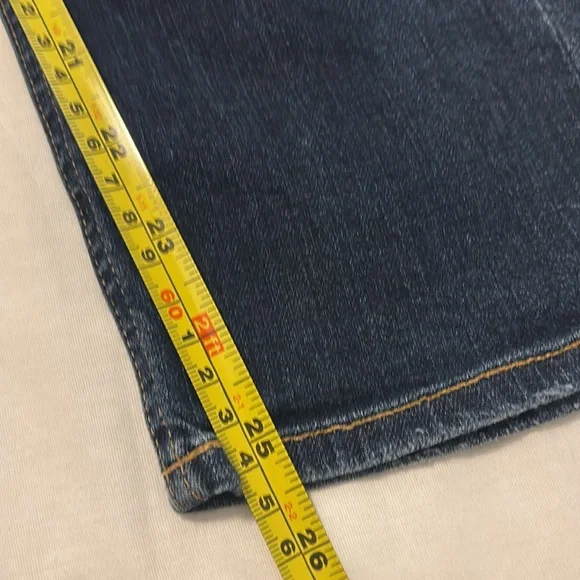 rag & bone Collette Capri jeans SZ 30 distressed dark rinse skinny leg soft - Picture 11 of 13